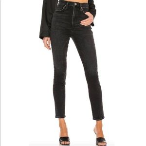 NWT AGOLDE Pinch Waist Skinny - Hotline Black